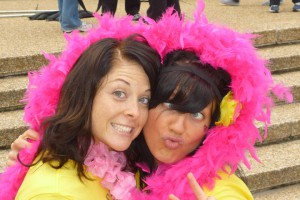 BFF'Sand Head Chicks, Amanda and Laura, having some gagalicious fun!