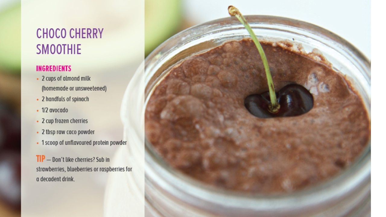 GREEN SMOOTHIE RECIPE:  Chocolate Cherry Creamy Dream Delicious!  (vegan, gluten free)