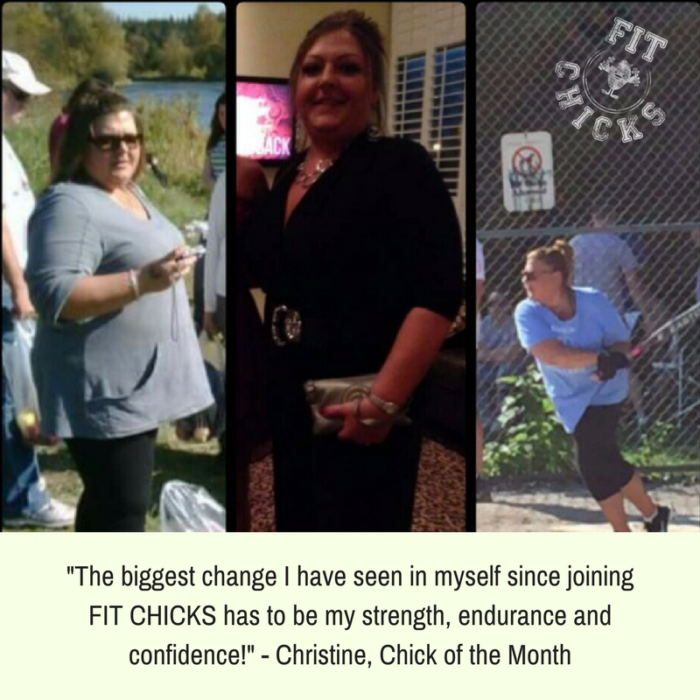 Gaining strength, endurance, and confidence: Christine’s FIT CHICKS success story!